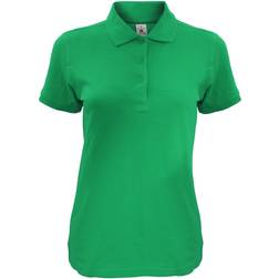 B&C Collection Women's Safran Timeless Short-Sleeved Pique Polo Shirt - Kelly Green