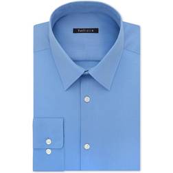 Van Heusen Slim-Fit Flex Collar Stretch Solid Dress Shirt - Blue Frost