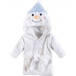 Hudson Soft Plush Animal Face Bathrobe - Snowman