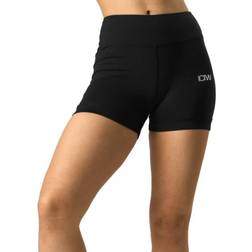 ICANIWILL Scrunch V-Shape Tight Shorts Women - Black