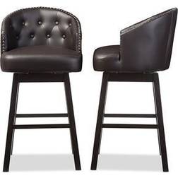 Baxton Studio Avril Bar Stool 103.5cm 2pcs