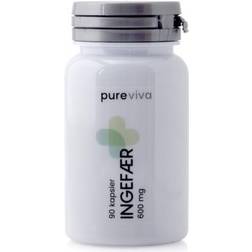 Pureviva Ingefær 600mg 90 st