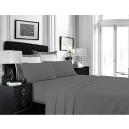 Tribeca Super Soft Bed Sheet Gray (269.24x238.76)