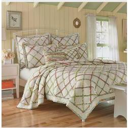 Laura Ashley Ruffle Garden Twin Quilts Multicolor (223.52x172.72)