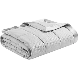 Madison Park Cambria Blankets Gray (274.32x243.84cm)