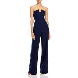 Black Halo Lena Strapless Jumpsuit - Black