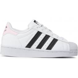 adidas Kid's Superstar - Cloud White/Core Black/Clear Pink