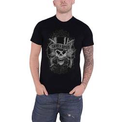 Camiseta de manga corta Faded Skull Unisex Black