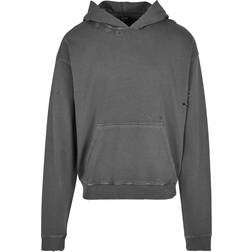 Urban Classics Distressed Hoody Luvtröja Herr skiffer