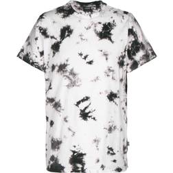 Urban Classics Black Tie Dye Tee - Zwart/Wit