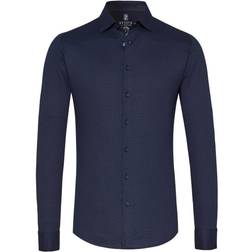 Desoto Slim Fit Jersey Shirt - Blauw