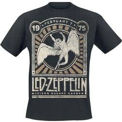 Led Zeppelin Madison Square Garden 1975 T-shirt Herrer