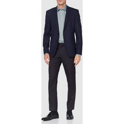 Seidensticker Herren Business Hemd Langarm - Blue