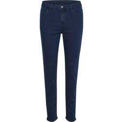 Kaffe Vicky Slim Fit Jeans - Dark Blue Denim