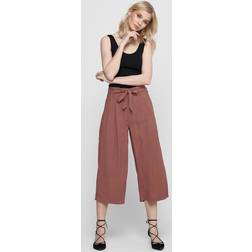 Only Pantalon Paperbag Taille - Rouge