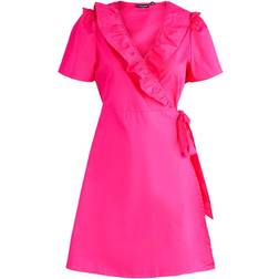 Pieces Pcsana Ss Dress Fuchsia