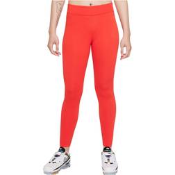 Nike Wmns 7/8 Mid-Rise Leggings - Red/White