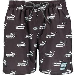 Puma Badeshorts Medium - Schwarz/Weiß