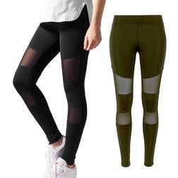 Urban Classics Leggings a rete Classic da donna - Rouge