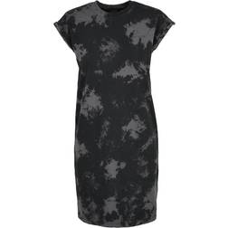 Urban Classics Ladies Ladies Bleached Dress black/grey