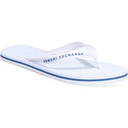 Armani Exchange Logo Flip Flops