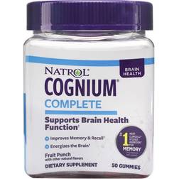 Natrol Cognium Complete for Brain Health Fruit Punch Gummies 50 Gummies