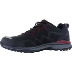 Hi-Tec Stinger Waterproof Walking Shoes Black/Red