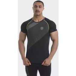 Golds Gym Performance T-Shirt GGTS079 - Black/Grey