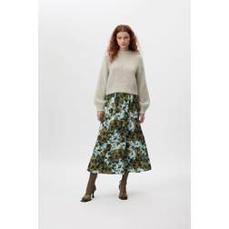 Gestuz Blishagz High Waist Midi-Skirt Artistic Flower