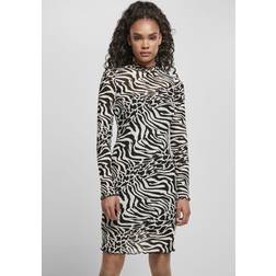 Urban Classics Klänning AOP Double Layer Multi