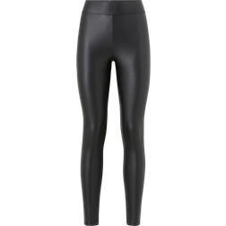 Pieces New High Waist Leggings - Black