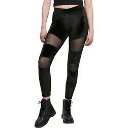Urban Classics Ladies Ladies Velvet Tech Mesh Leggings