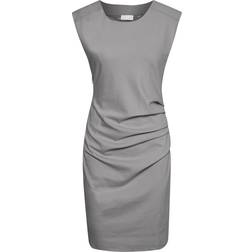 Kaffe India Kleid - Graumeliert
