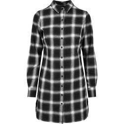 Urban Classics Ladies Cotton Check Shirt Dress