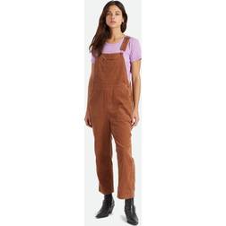 Brixton Christina Crop Overall - Brown