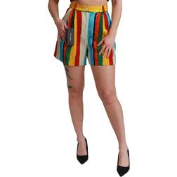 Dolce & Gabbana Färgglada Mini Shorts Multicolor