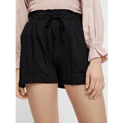 Pieces Neora Hw Frill Shorts - Grey Female