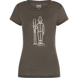 Supernatural super.natural Women's Skieuse Tee Wren Melange/Gold