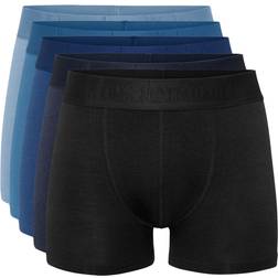 Resteröds Gunnar Bamboo Boxer 5-pack - Navy/Blue/Cloud