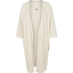 Urban Classics Ladies Terry Cardigan Oversized - Whitesand