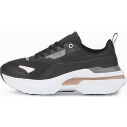 Puma Kosmo Rider Metallic Damen Sneakers Schuhe, Gold/Rosa/Schwarz, GrÃ¶ÃŸe: 35.5, Schuhe