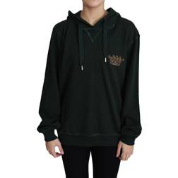 Dolce & Gabbana Women's Crown Embroidery Hoodie TSH5799-36 IT36