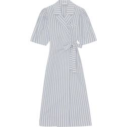 Ganni Midi Wrap Dress -