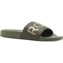 Roxy Slippy Womens Sliders Army