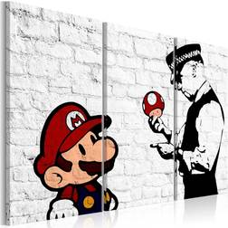 Arkiio Mario Bros (Banksy) 120x80 Tavla