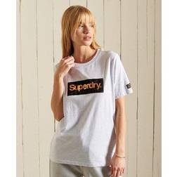 Superdry T Shirt Cl Platina - Bleu