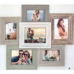 Zep Meridien Photo Frame, Wood, Grey/White, 69 x 4.2 x 52 cm Bilderrahmen