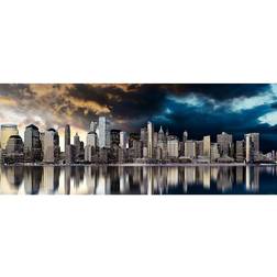 Canvas Gold City Tavla 139x60cm