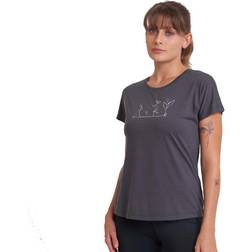 Dare 2b Crystallize Camisetas Fitness Mujer - Gris