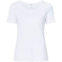 Calida Natural Comfort T-shirt Wit Katoen - Zwart